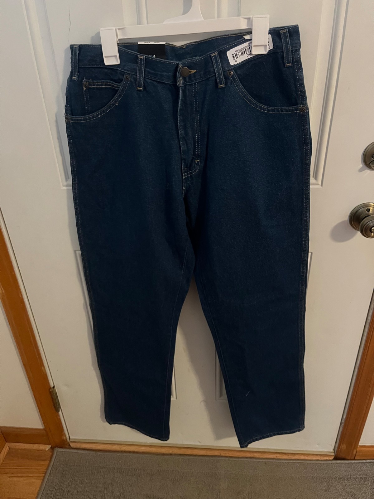 Size 34x32 Dickies Work Jeans-has A Name On Front Ordered Fo