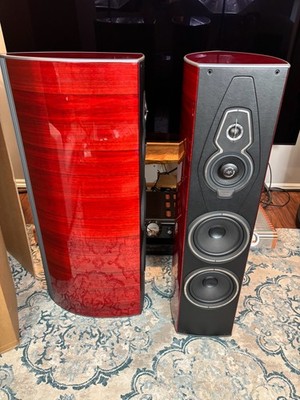 Sonus Faber Amati Homage G5 Loudspeakers - Excellent - Red Finish - $43,000 MSRP
