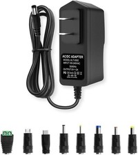 5V 2A Power Supply Adapter, AC to DC Adapter Cord, 100-240 Black