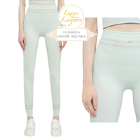 Net Lines Leggings By Wolford S Small Sky Hellblau Elastische Hose Netz Design
