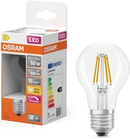 Osram Led Lampe Superstar Filament Kolbenform A60 Dimmbar 2700K E27 Klar 5,9W