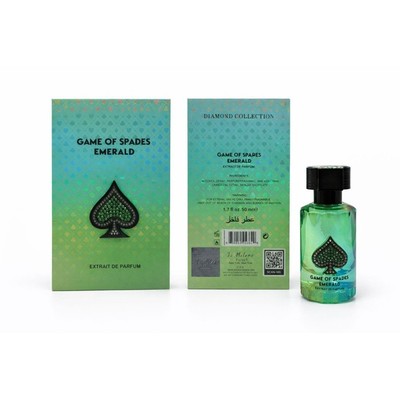 Jo Milano Unisex Game of Spades Emerald Extrait de Parfum Spray 1.7 oz