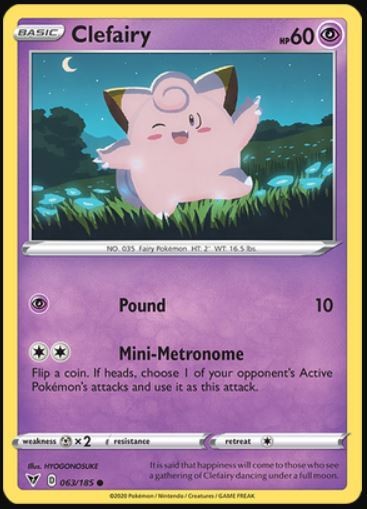 Clefairy - 063/185 - Common - Near Mint