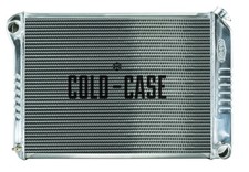 Radiator Performance Aluminum Polished Crossflow 2 Row Chevy Nova Big Block Each