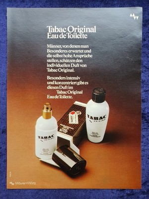 Tabac Original Herrenpflegeserie, originale Werbung aus 1990