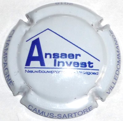 Champagnerkapsel: Extra!!! Camus Sartogne, Ansaer, Nr. 7c!!!