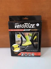 VELOTOZE Tall Shoe Bicycle Road Shoe Covers Yellow 43 - 46