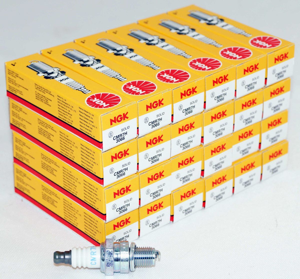 24 Pack Genuine NGK 3066 Spark Plugs CMR7H for Husqvarna Redmax Echo Jonsered