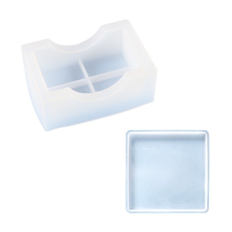 Epoxy Resin Silicone Mold for DIY Storage Box Cup Mats