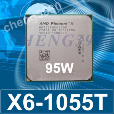  AMD II X6-1055T 2.8GHz Socket AM3 95W CPU Processor