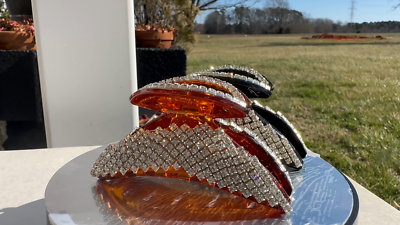 1 New Gorgeous Hair Clip with Shinny Crystals Hair Jewelry Accessories US Seller 1 New Gorgeous Hair Clip with Shinny Swarovski Crystals Hair  main image 2