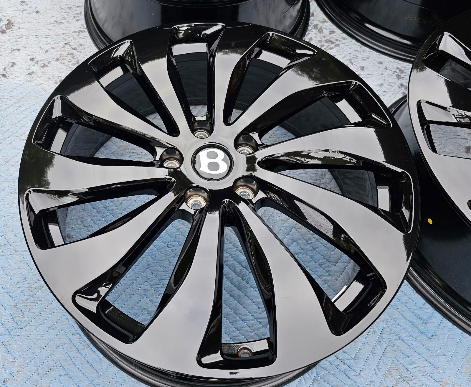 22" OEM FACTORY 2023 BENTLEY FLYING SPUR CONTINENTAL GT SPEED LKNEW WHEELS RIMS.