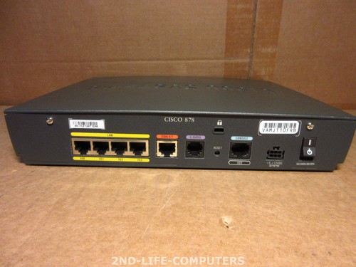 CISCO 878 G.SHDSL Security Router 4x 10/100 Mbps LAN Ports CISCO878 EXCL: PSU - Afbeelding 4 van 5