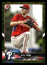 2018 Bowman #BP129 Kyle Young Philadelphia Phillies  Prospects Camo