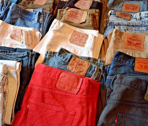 Jeans Levis 501 grado A Vintage 501s W27 W28 W29 W32 RED TAB Strauss Denim  Piccolo | eBay