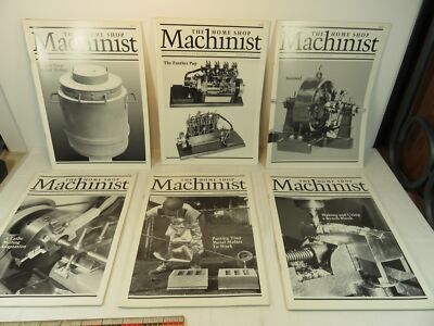 1989 Home Shop Machinist Magazine 6 Issues Vol 8 No 1 to 6 Jan- Dec 89