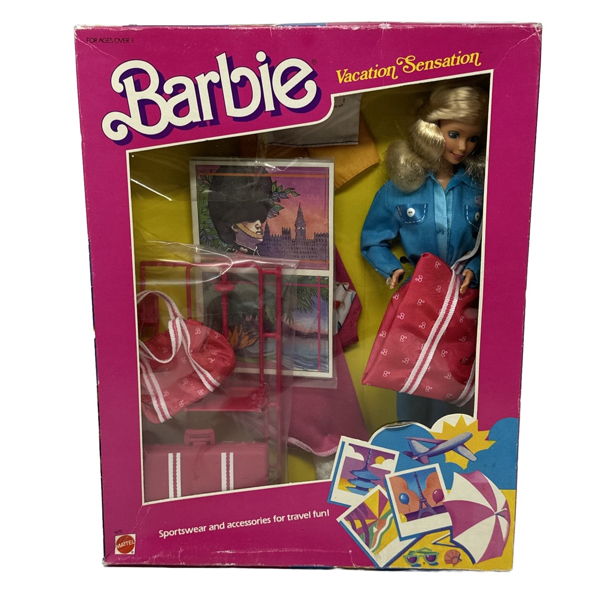 Vintage 1988 Mattel Barbie Vacation Sensation 1675 | eBay