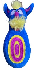 Melissa  Doug Monster Bullington Plush Stuffed Animal Toy Blue, Yellow