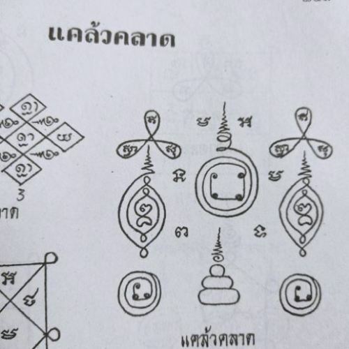 Yant Serm Doung Tattoos Khmer Yant Khmer Script