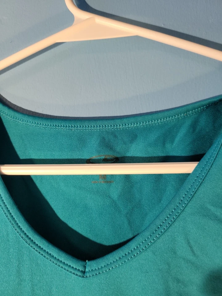 Regata atlética feminina azul-petróleo C9 By Champion - Imagem 3 de 4