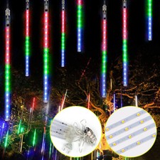 192 LED Fairy Lights Meteor Shower Rain Tree String Light Garden Party Outdoor