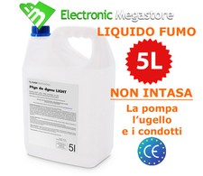 LIQUIDO PROFESSIONALE PER MACCHINE DEL FUMO da 5 litri - SMOKEFLUID LUCI DMX