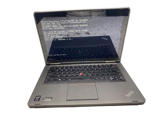 Lenovo ThinkPad S1 Yoga i7-4500U 1.8GHz 8GB NO OS NO HDD Laptop PC