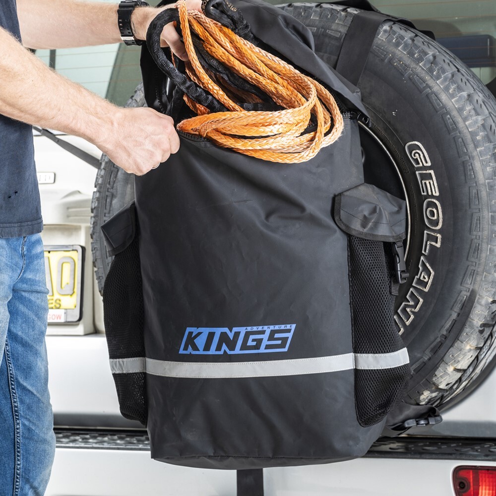 Kings Premium 48L Dirty Gear Bag 400GSM PVC 2 Side Pockets Heavy Duty