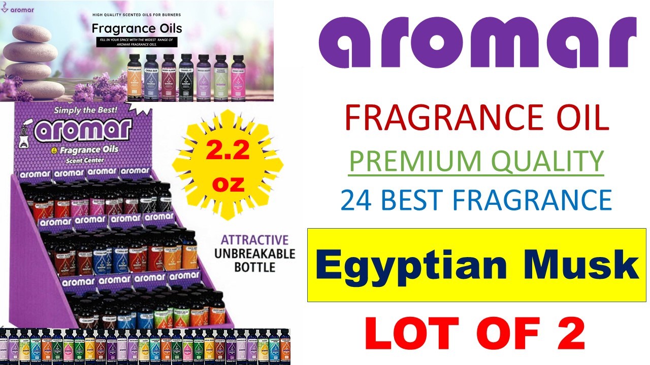 2 Aromar Aromatherapy Essential Fragrance 100 Concentrated Oil