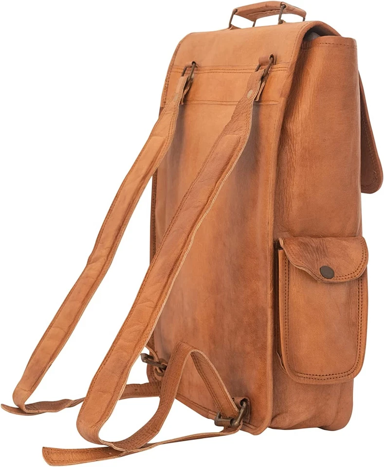 Mochila Envejecida 16" Hombres Laptop Oficina Collage Hombro Viaje Mochila Bolso Foto 2 de 4