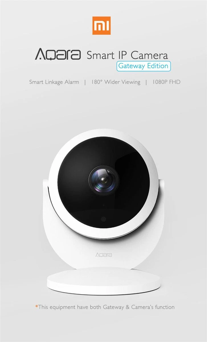 Original xiaomi 1080P aqara cam Hub with gateway function for xiaom mi home app