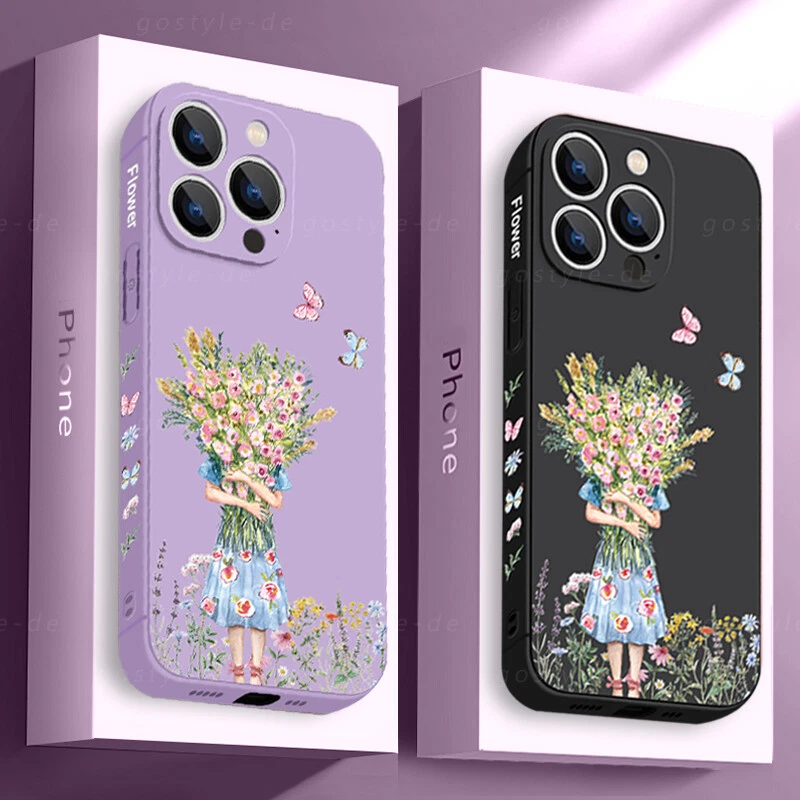 Phone Case For iPhone 16 15 14 13 Pro Max 12 11 8 7 Flower ShockProof Slim Cover - Image 2 of 4