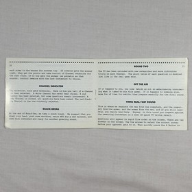 NES MTV Remote Control Nintendo Authentic Instruction Manual Booklet Only