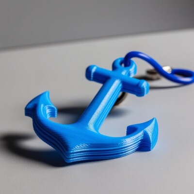 Universal Anchor Keychain for BOAT/CAR/HOUSE/MOTORCYCLE made in 3dprinter
