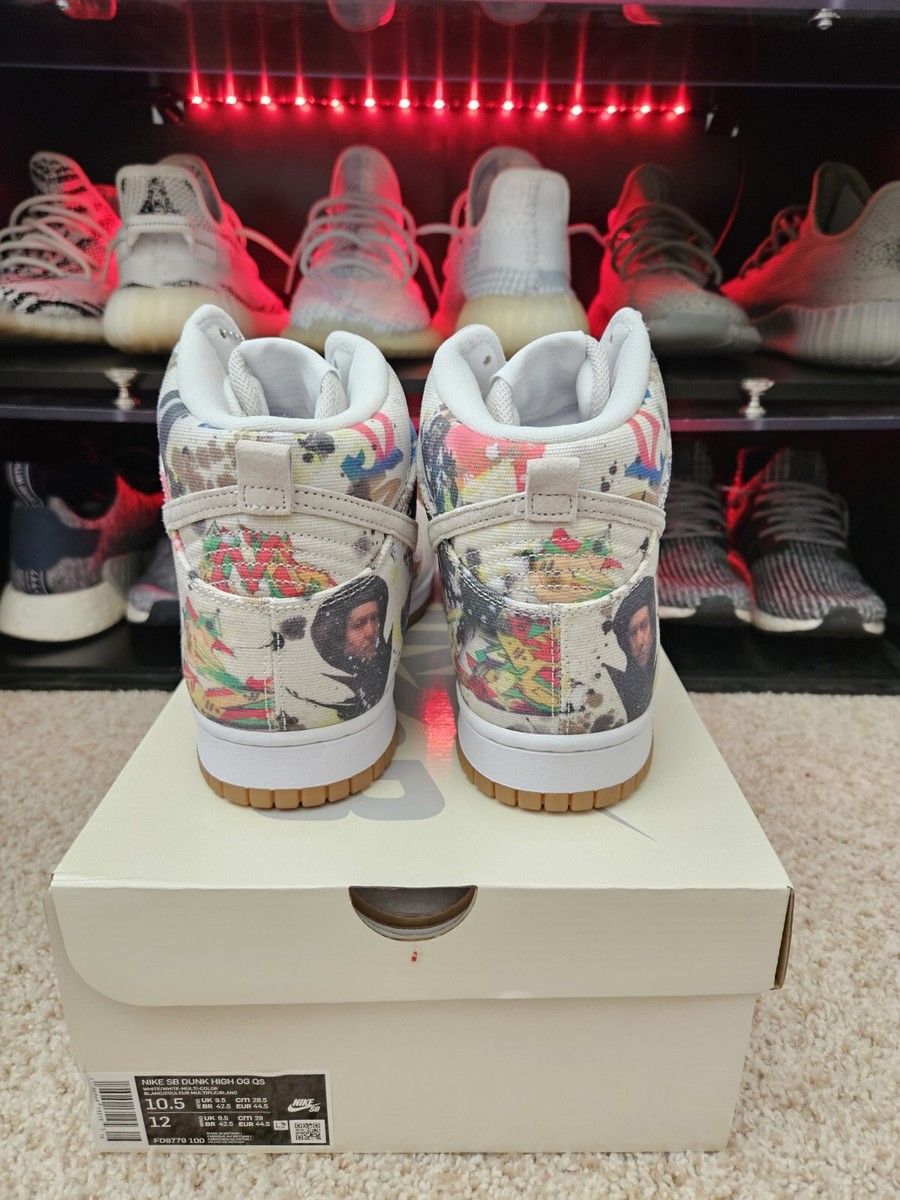 Nike SB Dunk High x Supreme • Rammellzee • Men's US 10.5 Nike SB Dunk High x Supreme • Rammellzee • Men's US 10.5