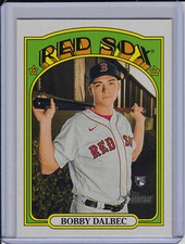 Bobby Dalbec 2021 Topps Heritage Action Image Rookie Card Base Variation Boston