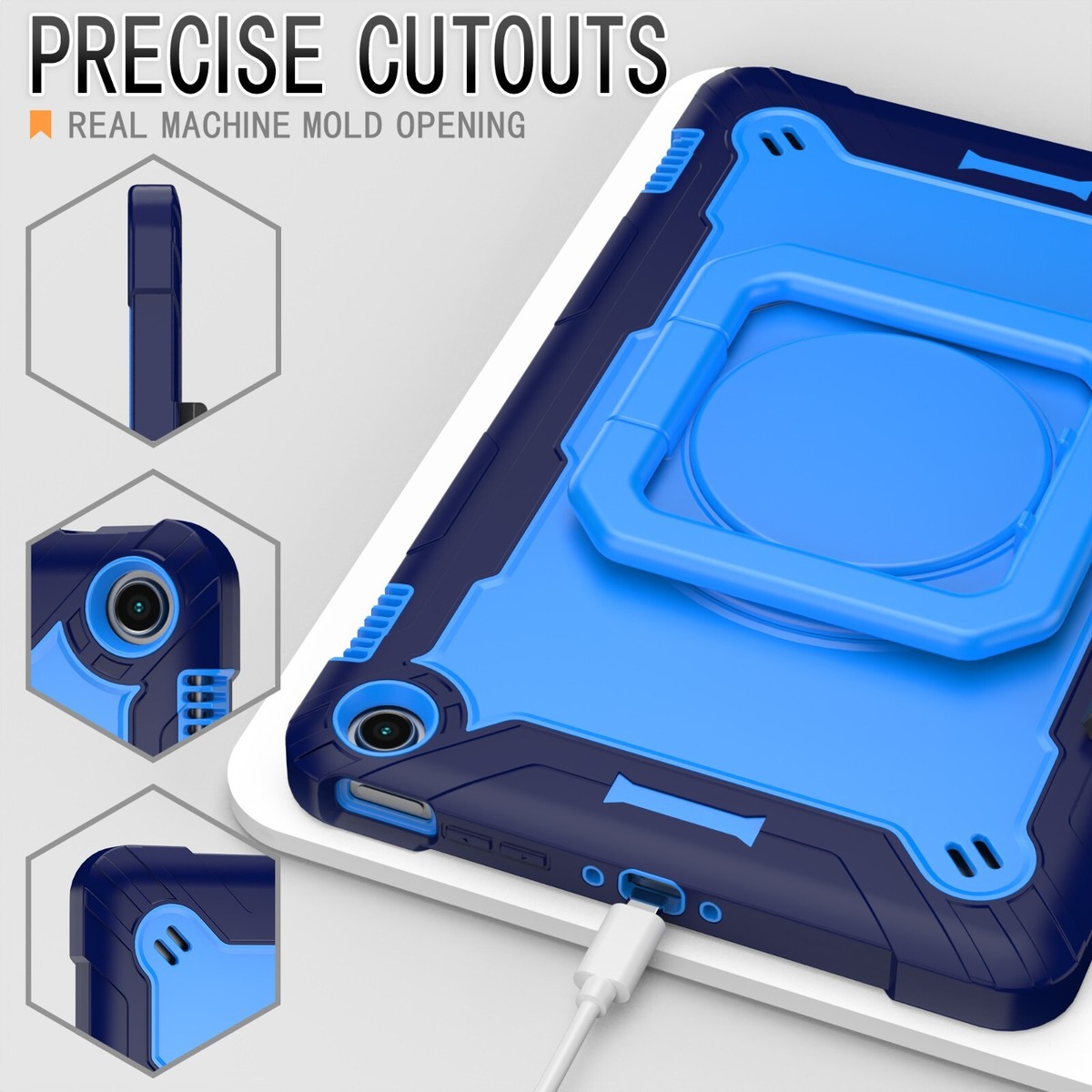 Custodia Fintie Girevole 360° Per Amazon Fire Max 11 (13ª Gen 2023) – Con Portamatita Integrato