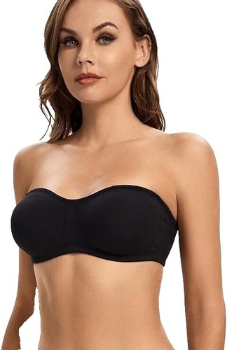 Bralette Bandeau Aeropostale Rayé Sans Armatures - Taille ML, Neuf Sans étiquettes, Bleu