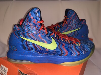 NIKE ZOOM KEVIN DURANT KD V CHRISTMAS BLUE ATOMIC