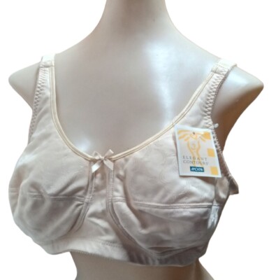 Amoena Bra Pearl Beige Style 2114 Size 40C New Lingerie Store w/ Tags