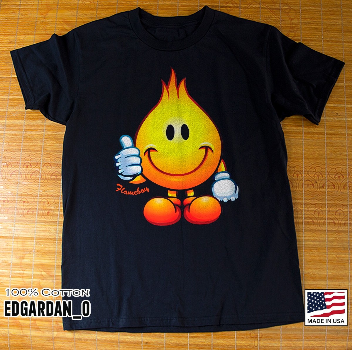 World industries skateboards Tシャツ ワールド World Industries Skateboard Flame Boy Cotton Black T-shirt S-5XL