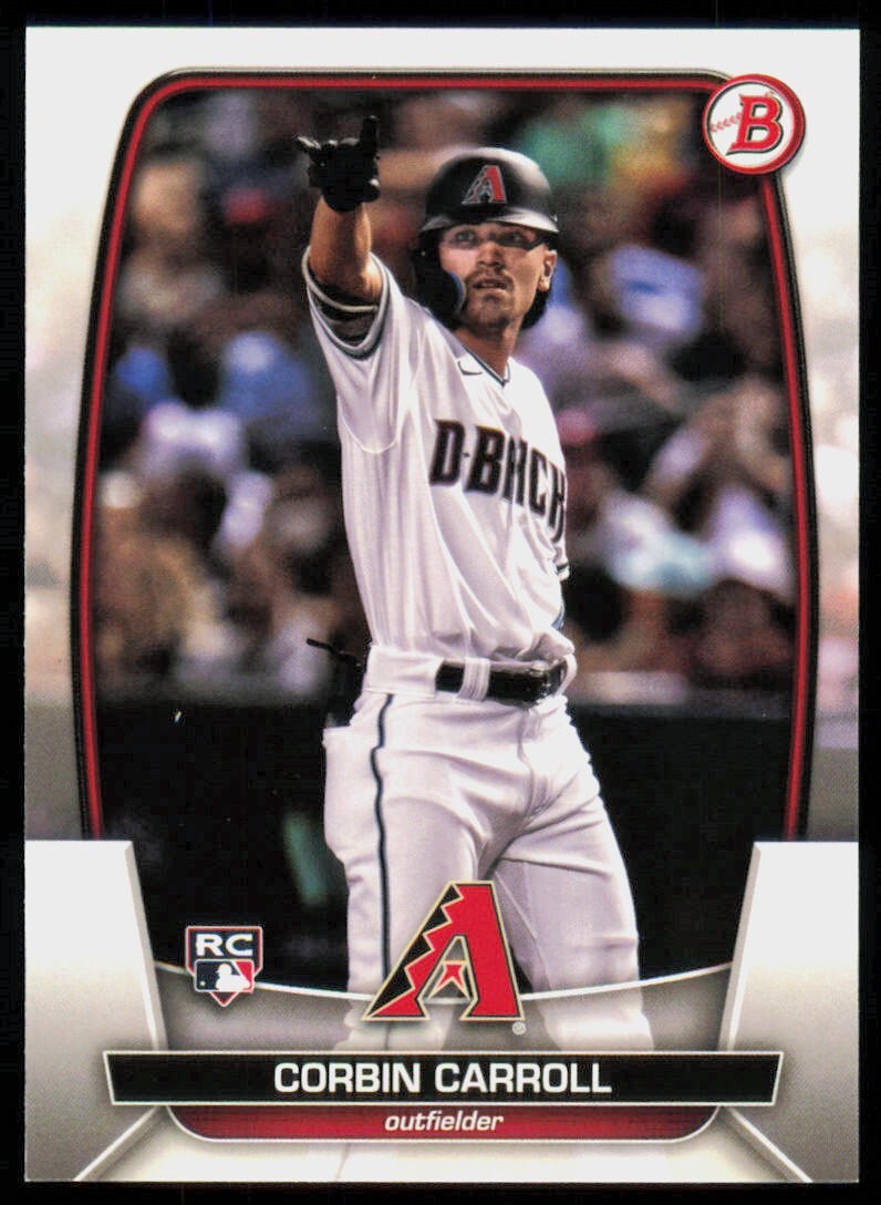 2023 Bowman Paper Base Set Corbin Carroll Rookie Arizona Diamondbacks #73