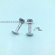 10pairs high quality hill style silver color chin rest clamps violin parts 4/4