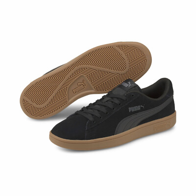 Puma Herren Smash v2 Sneaker Schwarz-BLK Turnschuhe Schuhe Freizeitschuhe NEU