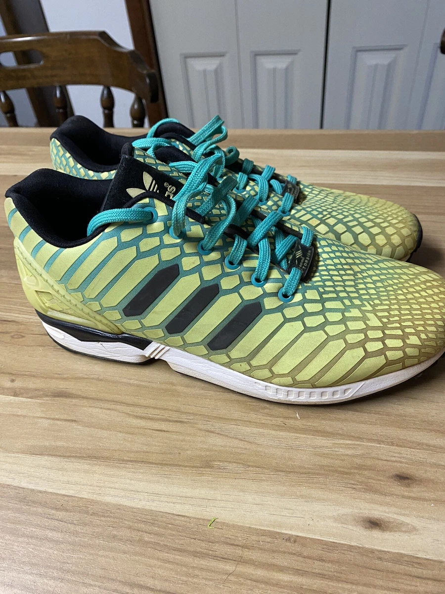 ZX FLUX TORSION Yellow Trainer Sneakers Mens Shoe 10 eBay