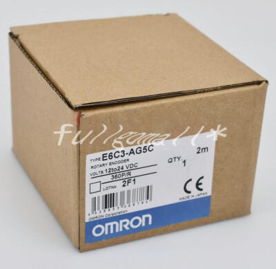 1PCS OMRON E6C3-AG5C 360P/R ROTARY ENCODER NEW IN BOX E6C3AG5C