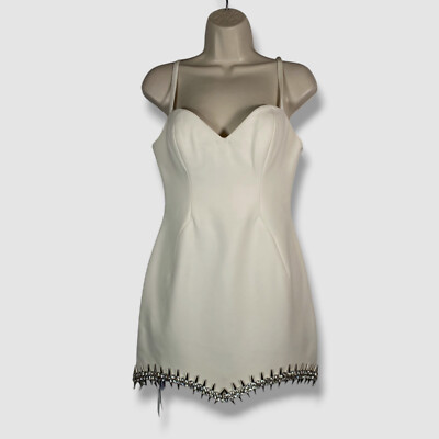 ivory wool dress Reiss Petite Wool-Blend Hybrid Knitted Midi Dress in Ivory