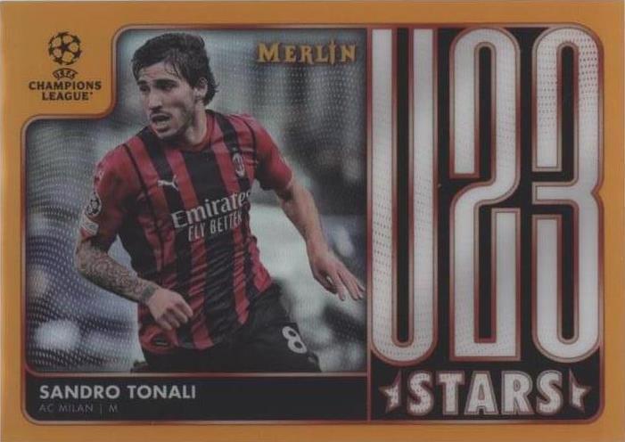 2021-22 Topps Merlin Collection Chrome UCL Sandro Tonali #U23-11