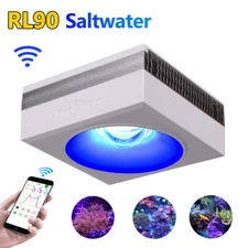 PopBloom RL90 LED Aquarium Light for Saltwater Marine, Freshwater Fish Tank