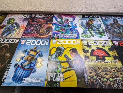 Lot of 14 issue 2000 AD comic Sci-Fi please see pictures and description. - Picture 4 of 12